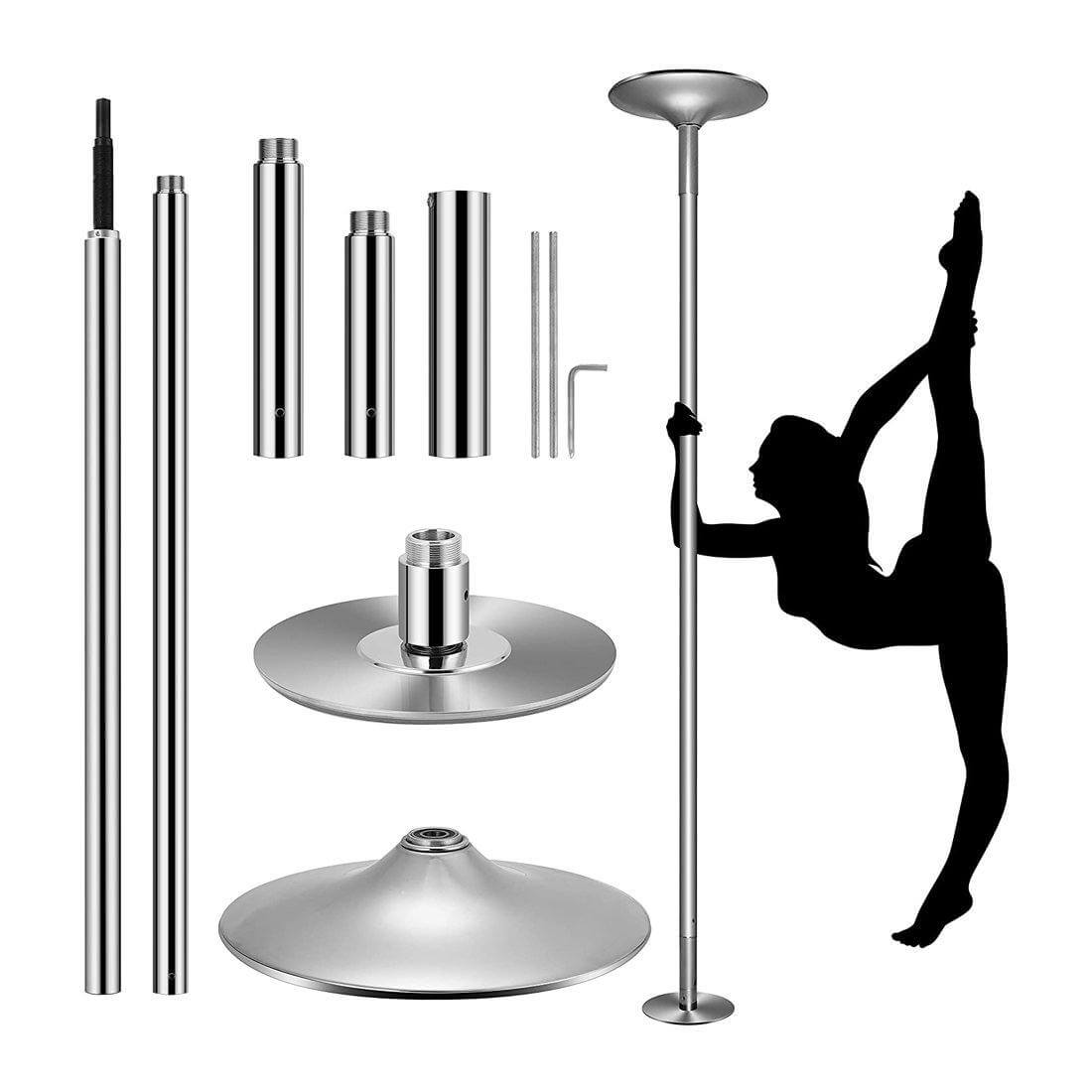 VIVOHOME Fitness Portable Workout Spinning Dance Stripping Pole Freestanding