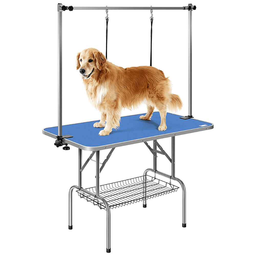 36'' Adjustable Pet Dog Cat Grooming Table Foldable With Arm Noose