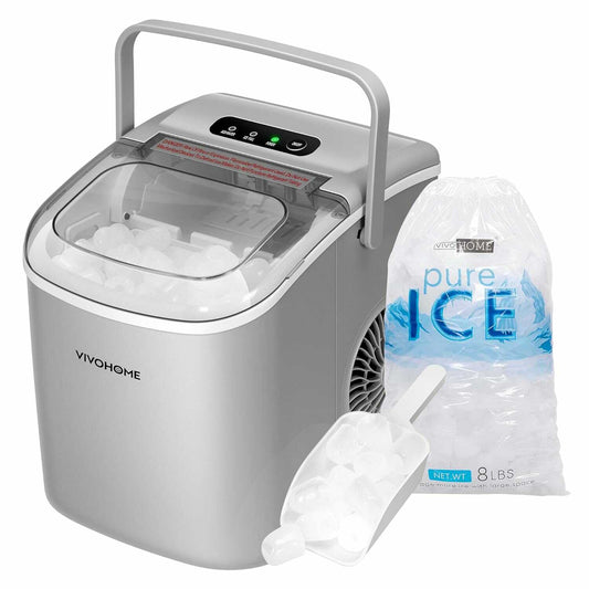 VIVOHOME Countertop Automatic Ice Maker Machine 26lbs/Day 1500