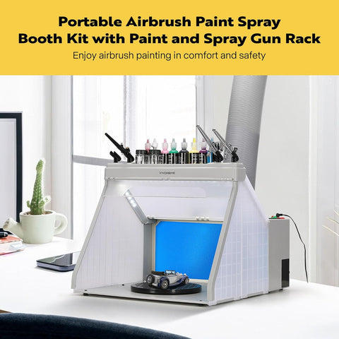 VIVOHOME Portable Airbrush Paint Spray Booth with Racks