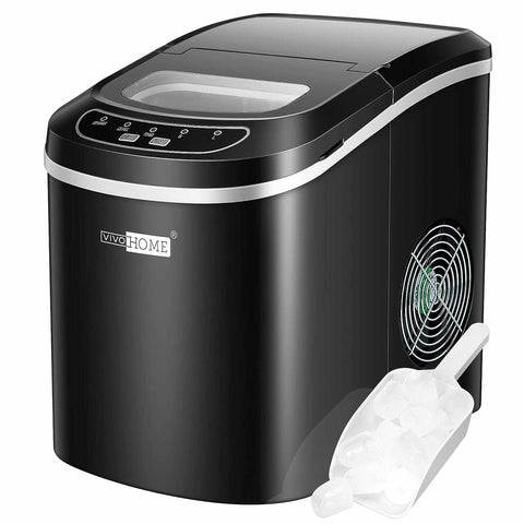 VIVOHOME Countertop Ice Maker Machine with Hand Scoop 26lbs/Day
