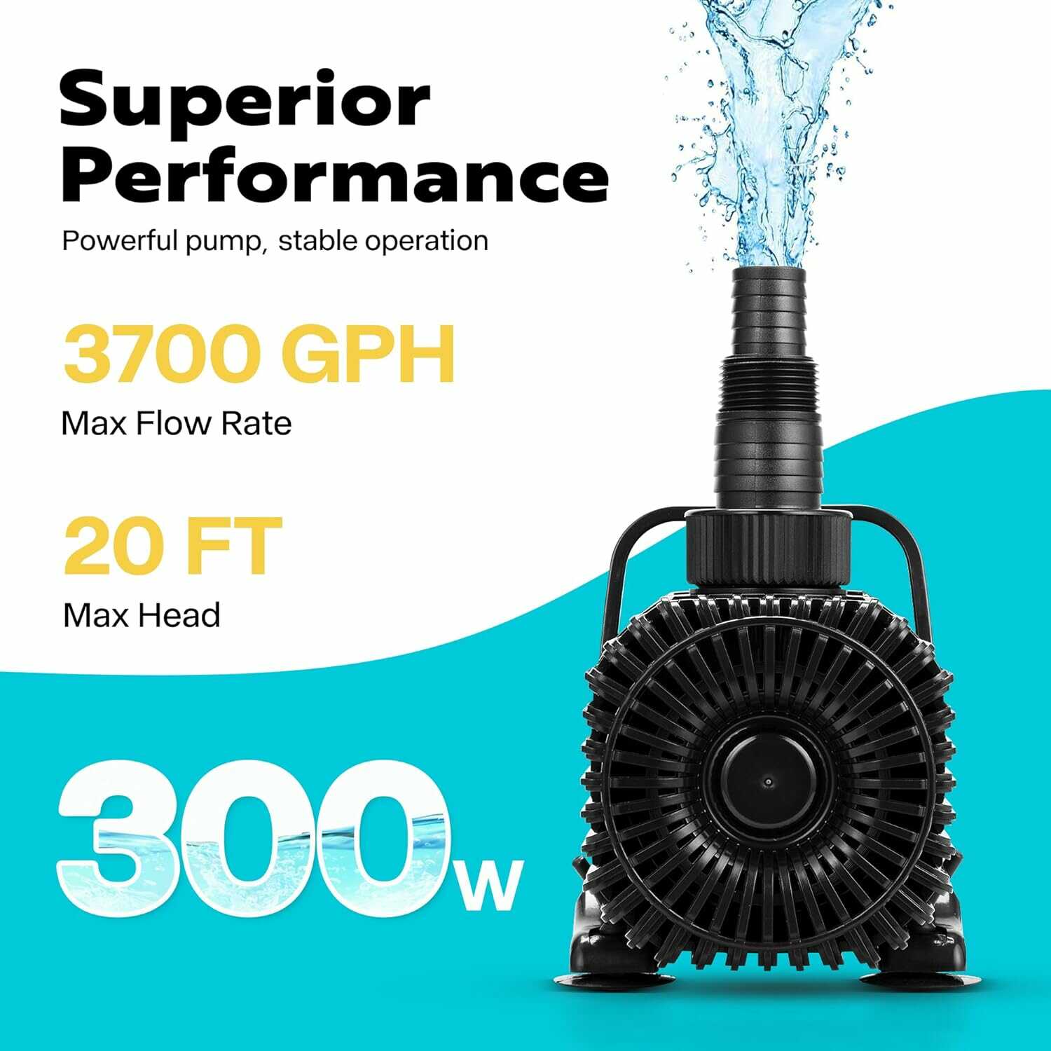 VIVOHOME Submersible Water Pump
