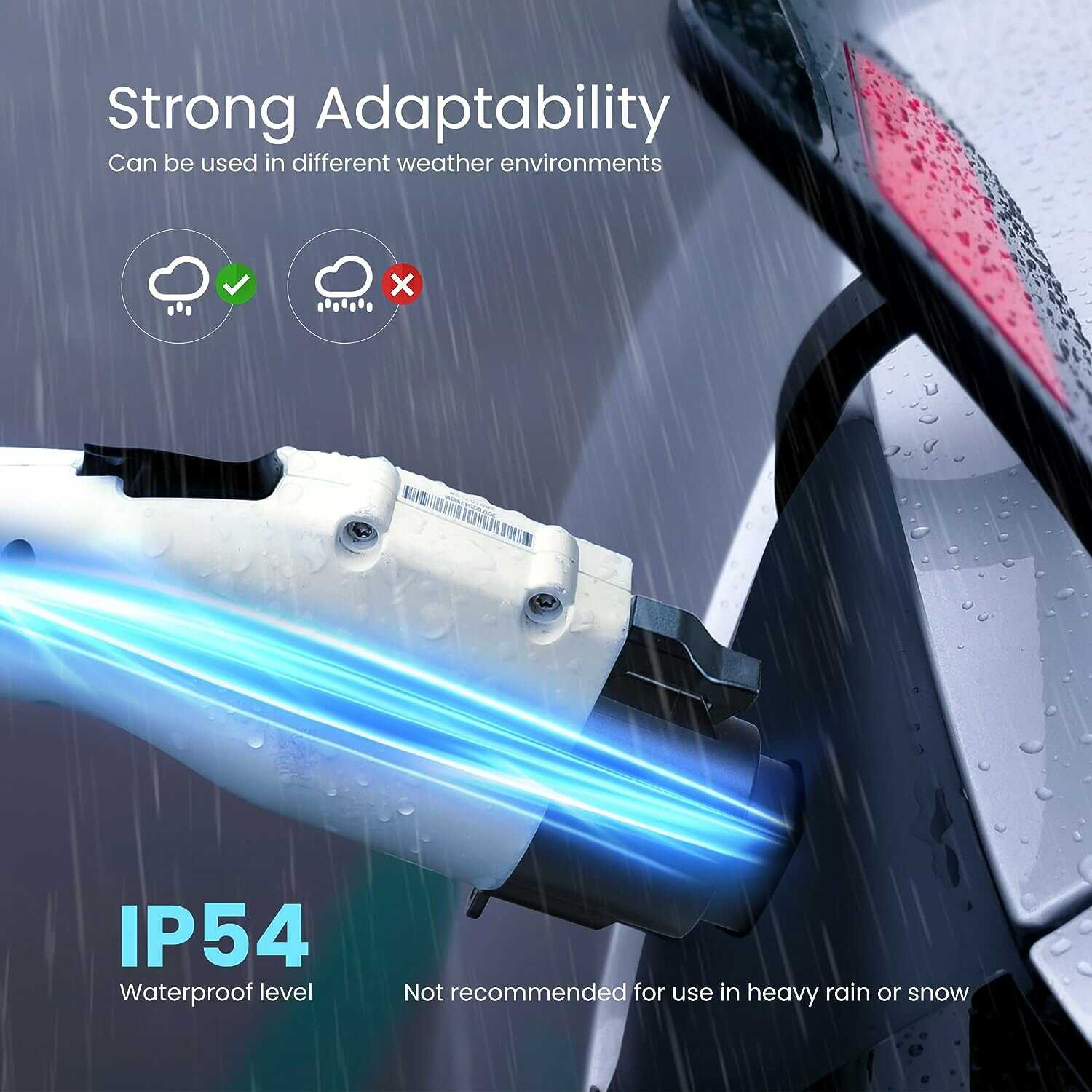 VIVOHOME J1772 to Tesla Charging Adapter for Tesla Model 3 Y X S