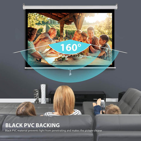 VIVOHOME 100 Inch Foldable Projector Screen with Adjustable Tripod Stand,  Indoor Outdoor Projection Screen, 4K HD 16: 9 Wrinkle-Free - Amazing  Bargains USA - Buffalo, NY