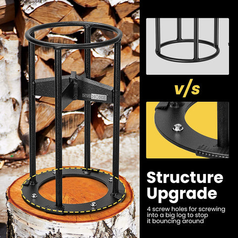 VIVOHOME Manual Firewood Kindling Splitter 8.7 Inch