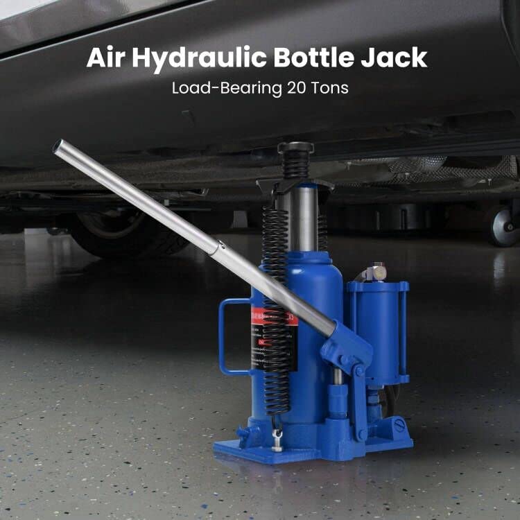 SPECSTAR Air Hydraulic Bottle Jack 20 Ton with Manual Pump