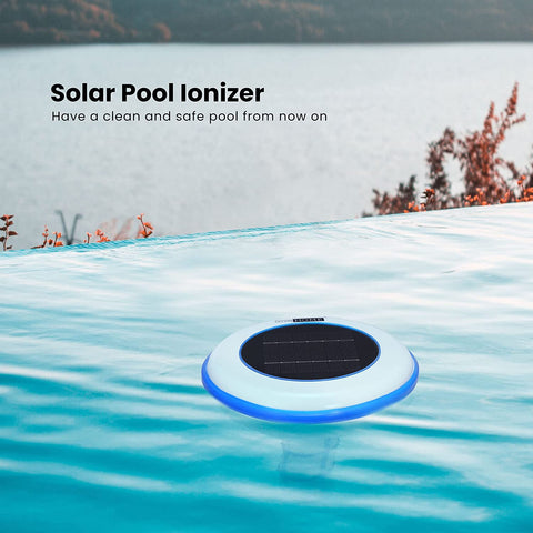 VIVOHOME Solar Pool Ionizer Chlorine-Free Sun Shock & Water Purifier Automatic Pool Cleaner