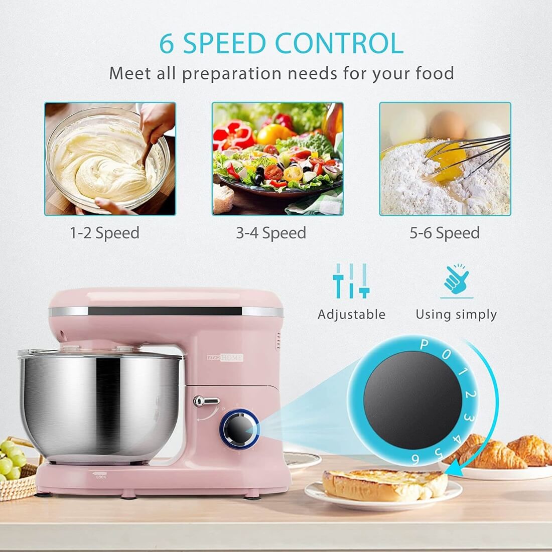  Kitchen Electric Food Mixer 3 In 1 Kitchen Electric