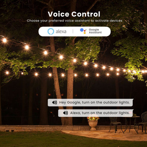 VIVOHOME Outdoor Smart Plug  Smart plug, Plugs, Voice remote