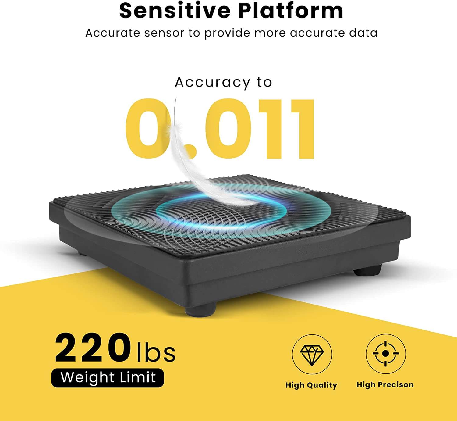 VIVOHOME 220 LB Digital Weight Scale